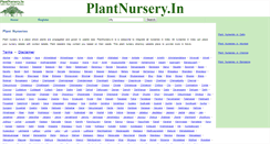 Desktop Screenshot of plantnursery.in