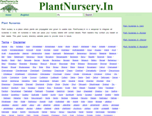 Tablet Screenshot of plantnursery.in